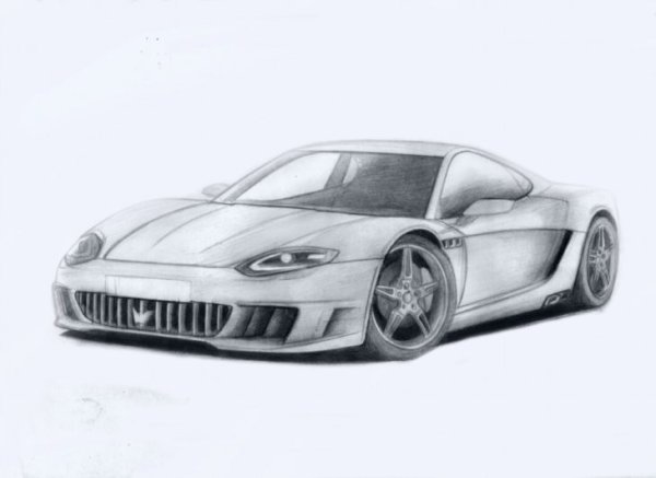 Рисунки карандашом машины