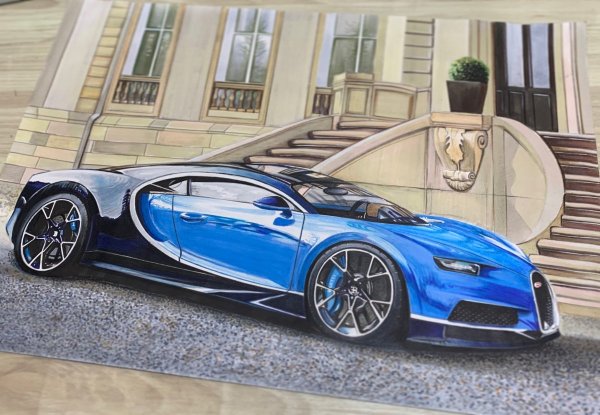 Бугатти ЧИРОН контур