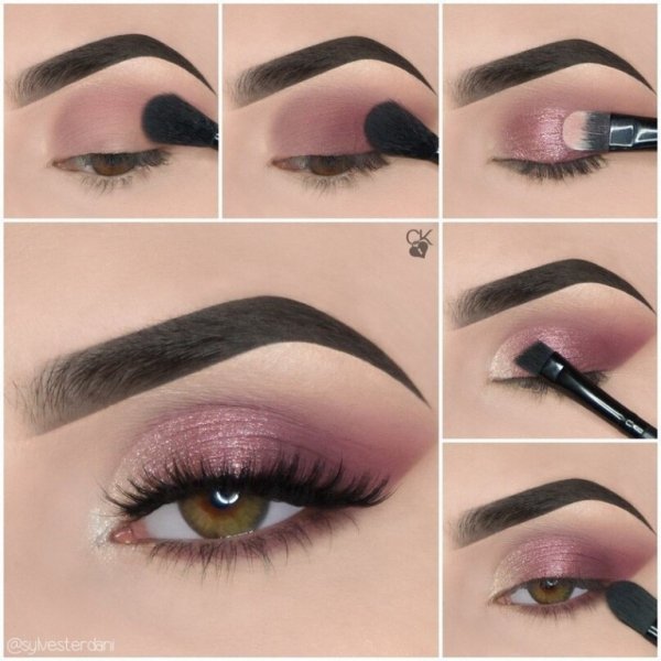 Макияж глаз пошагово