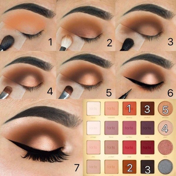 Макияж глаз тенями для начинающих