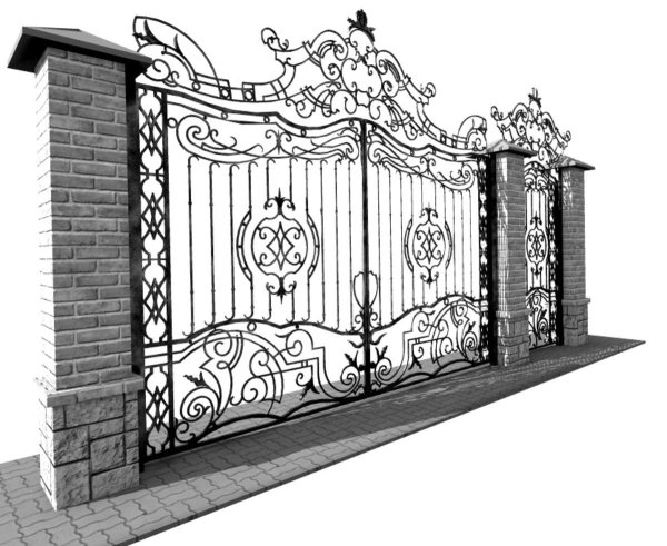 Эскизы ворот