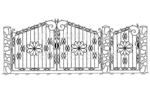 Кованые Решеточные ворота
