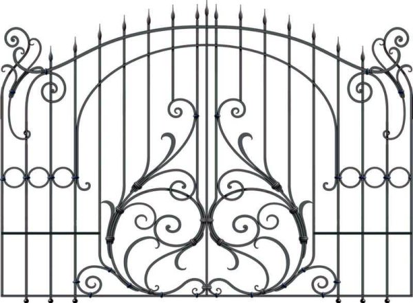 Кованые ажурные заборы