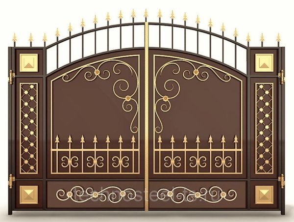 Рувита кованые ворота