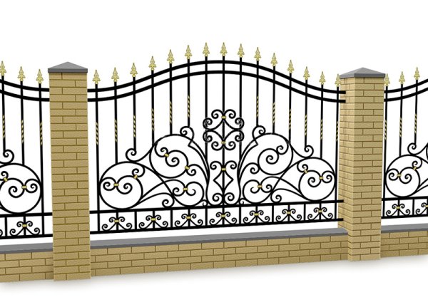 Кованый забор