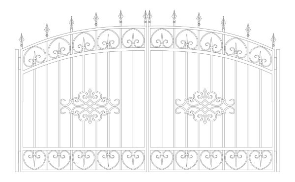 Орнамент для ворот