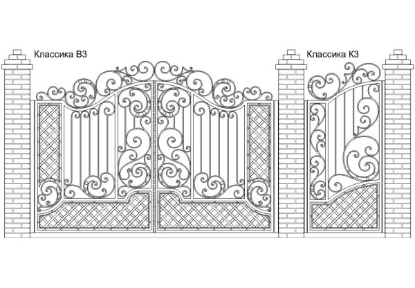 Эскизы кованых ворот