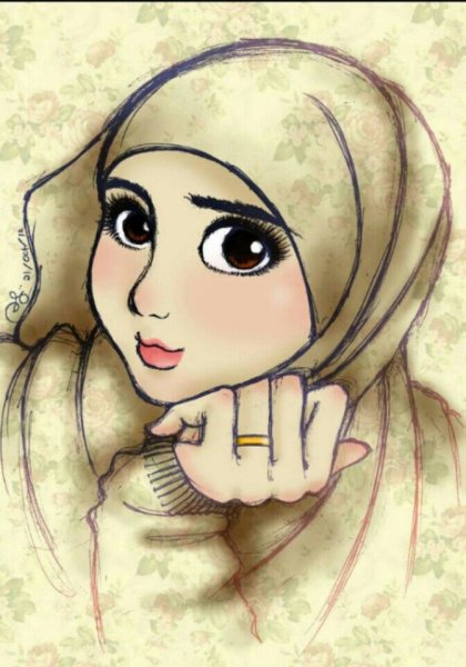 Мусульманка мультяшка