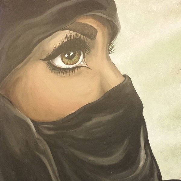 Портрет арабской девушки