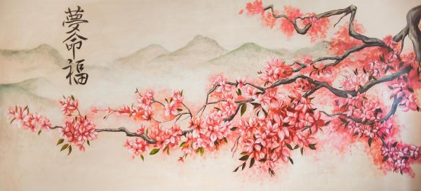 Картины в японском стиле