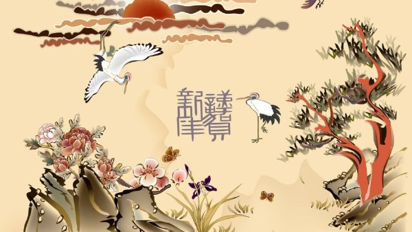 Фон в японском стиле