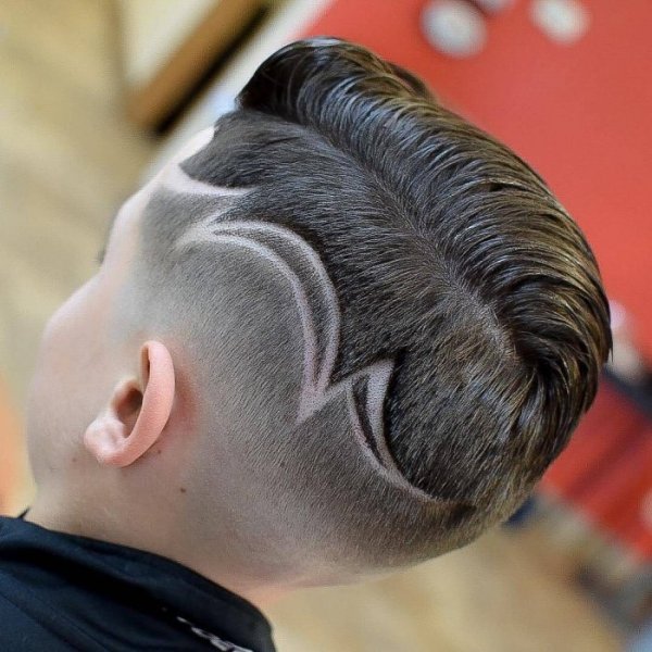 Мужские стрижки с узорами