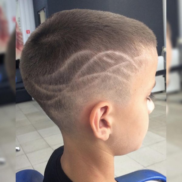 Стрижки для мальчиков с узорами