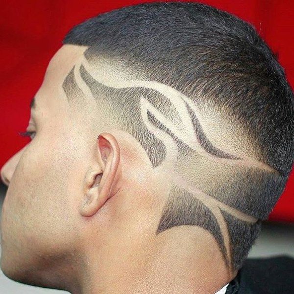Мужские прически рисунок