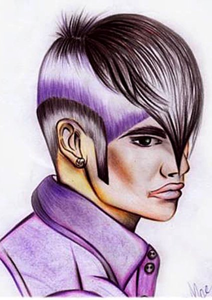 Эскиз стрижки