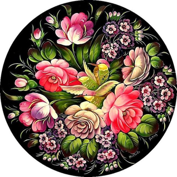 Жостовская роспись Жостовская роспись