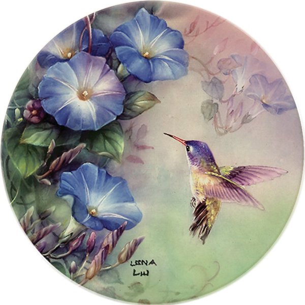 Декупаж птицы и цветы