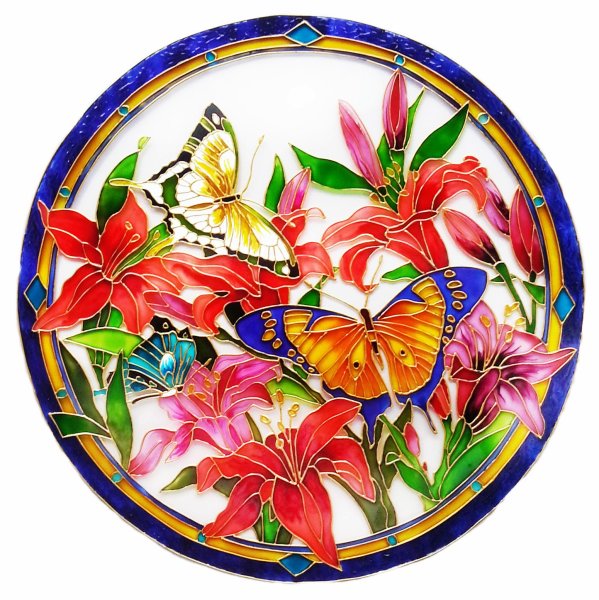 Декоративная композиция в круге