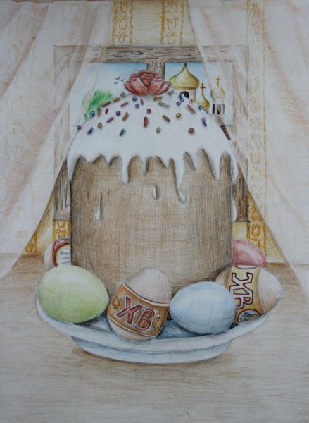 Рисование Пасха