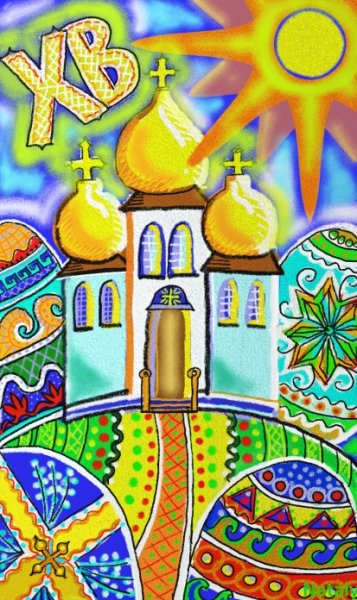 Рисунок на Пасху