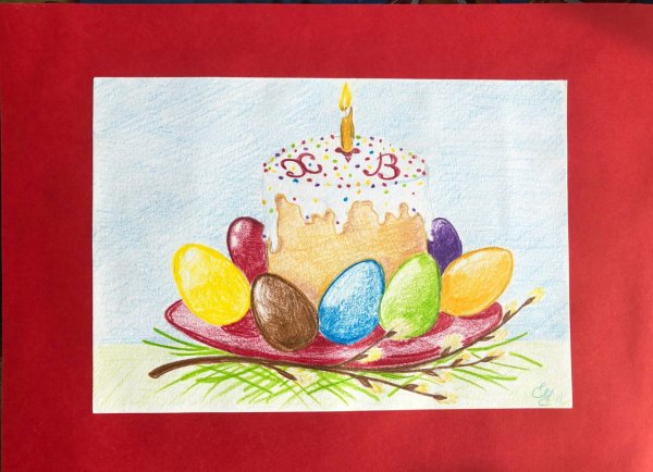 Рисунок на Пасху