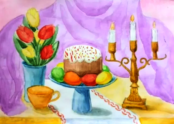 Рисунок на пасхальную тему