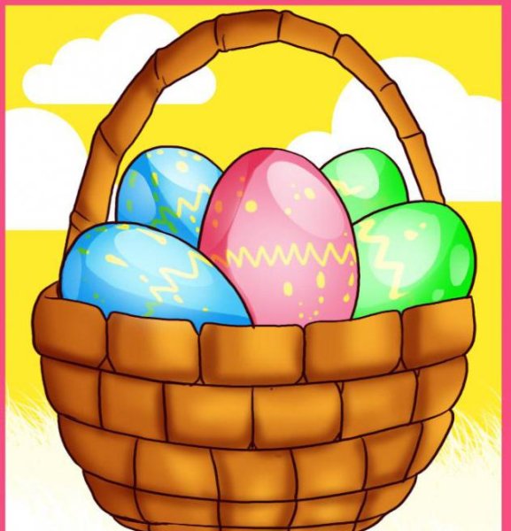 Нарисовать пасхальное яйцо