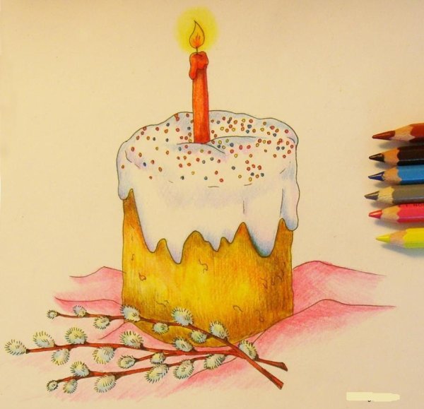 Рисунок на Пасху