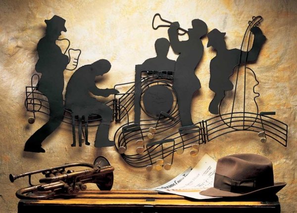 Панно в музыкальном стиле