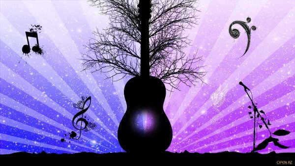 Рисунок на тему музыка