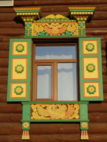 Расписные наличники на окна