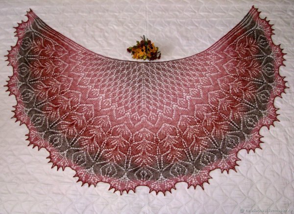 Шаль черри Гарден