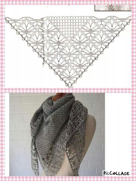 Шаль османтус