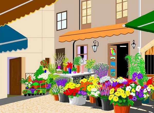 Картины в паинте