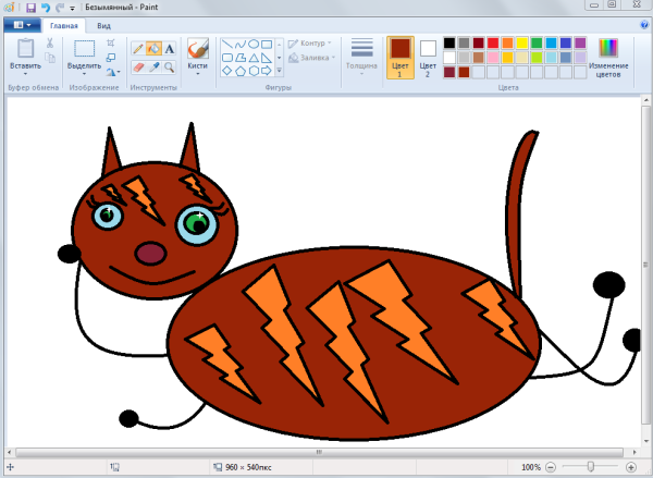 Интересные рисунки в Paint