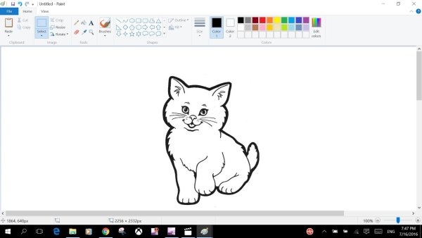 Рисунки в программе Paint