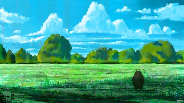 Пейзаж в паинте