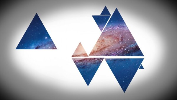 Обои треугольники