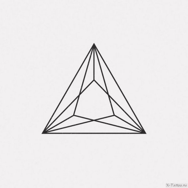 Тату эскизы треугольник