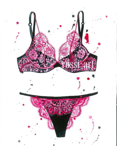 Нарисованное белье