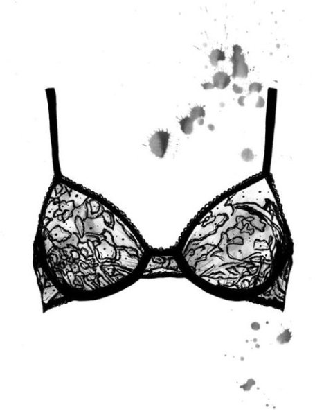 Нарисованное нижнее белье