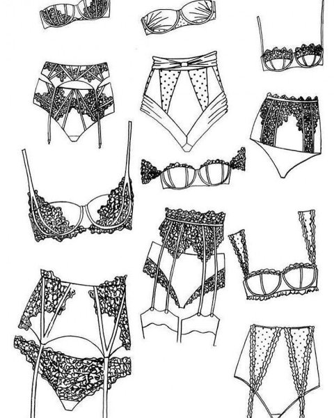 Эскизы Нижнего белья