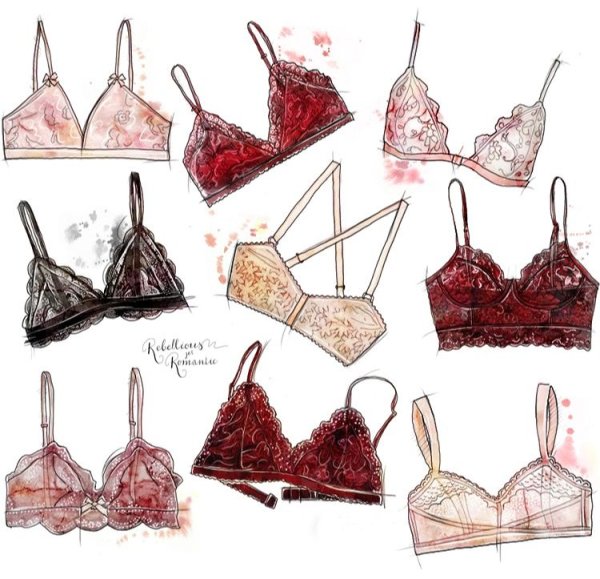 Нижнее белье иллюстрации