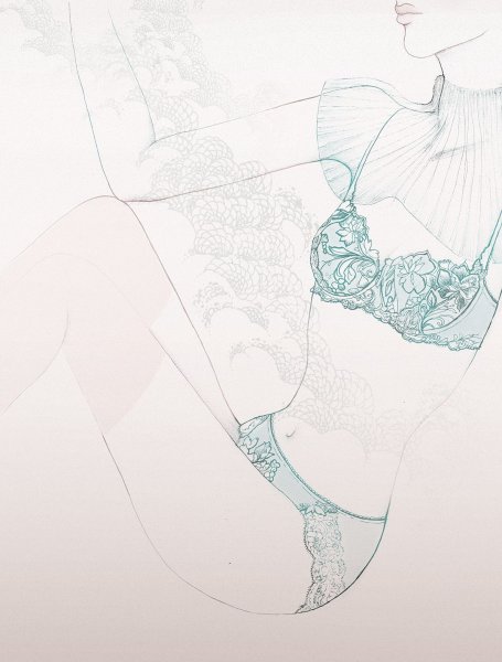 Нарисованное нижнее белье