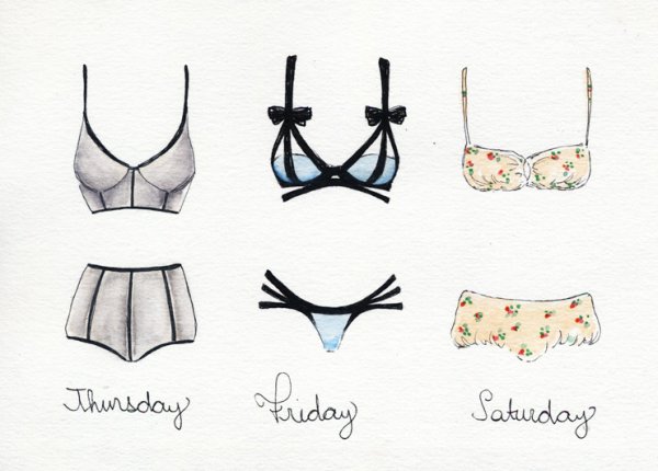 Эскиз спортивного Нижнего белья