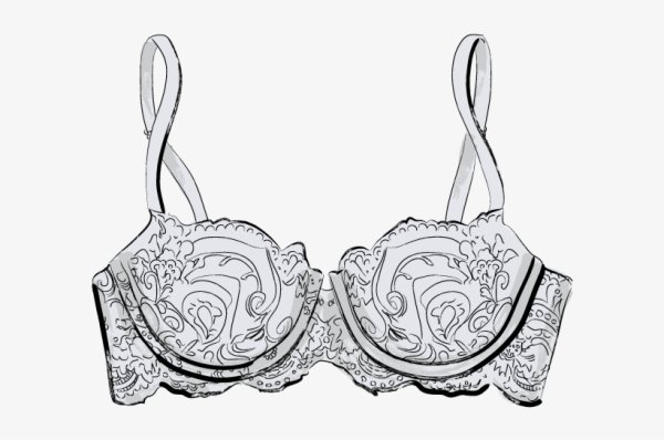 Бюстгальтер на фоне