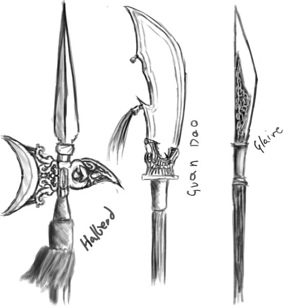 Рисовка катаны