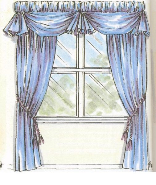 Шторы для рисования
