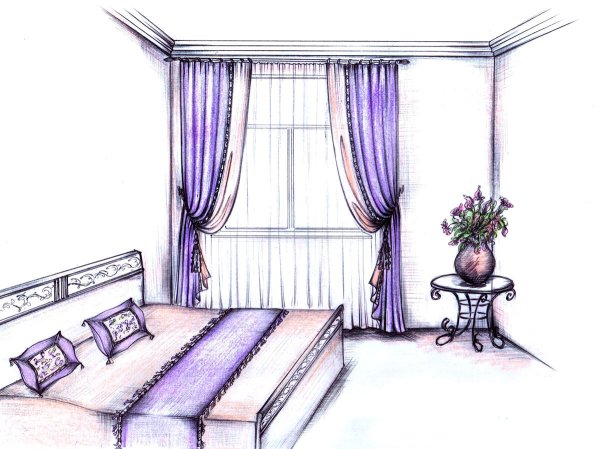 Эскизы штор