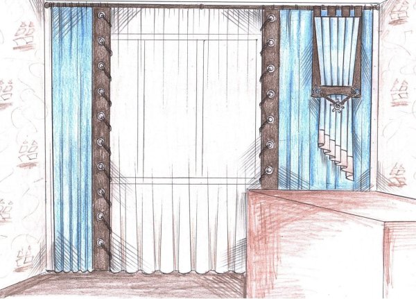 Шторы для рисования